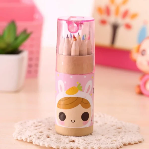 Mini Art Pencil Set with Handy Sharpener