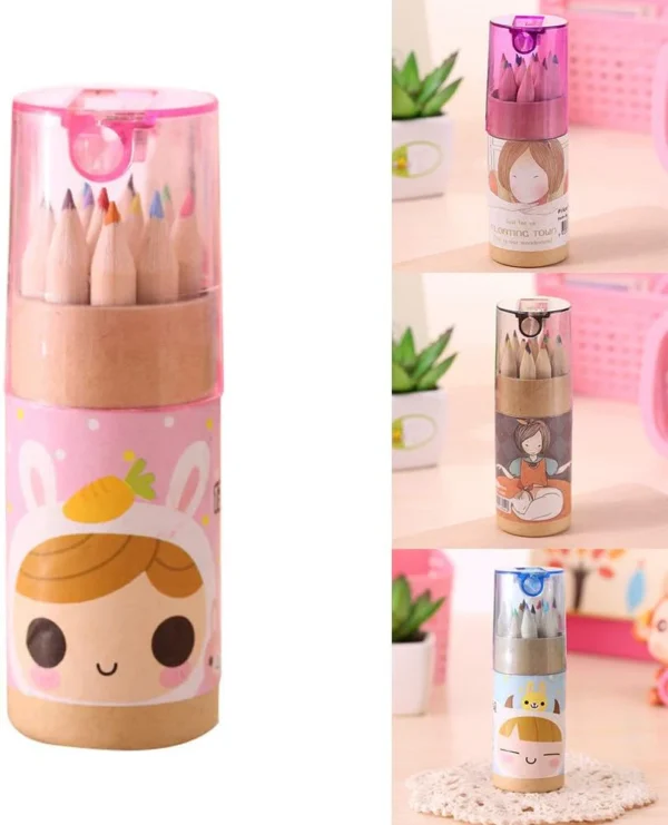 Mini Art Pencil Set with Handy Sharpener - Image 4