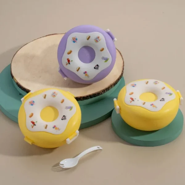 Donut Shaped 3 Compartment Lunch Box - Image 3
