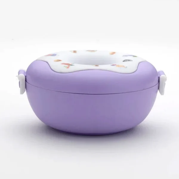 Donut Shaped 3 Compartment Lunch Box - Image 6